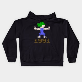 Lemmings 1991 Kids Hoodie